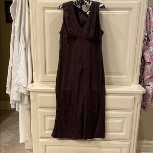 BCBG Dark Brown Midi Dress